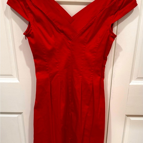 New York & Co Flaming Red Dress - Picture 5 of 5
